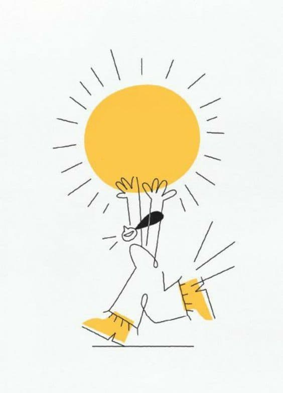 Midday illustration
